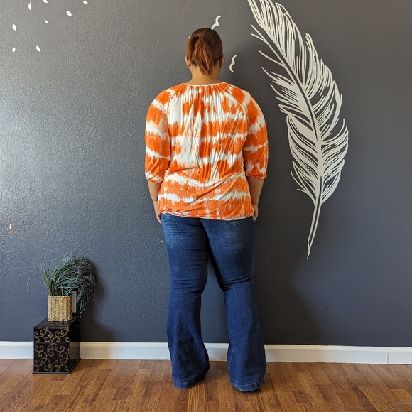 Michael Kors Orange Top - Picture 3 of 8